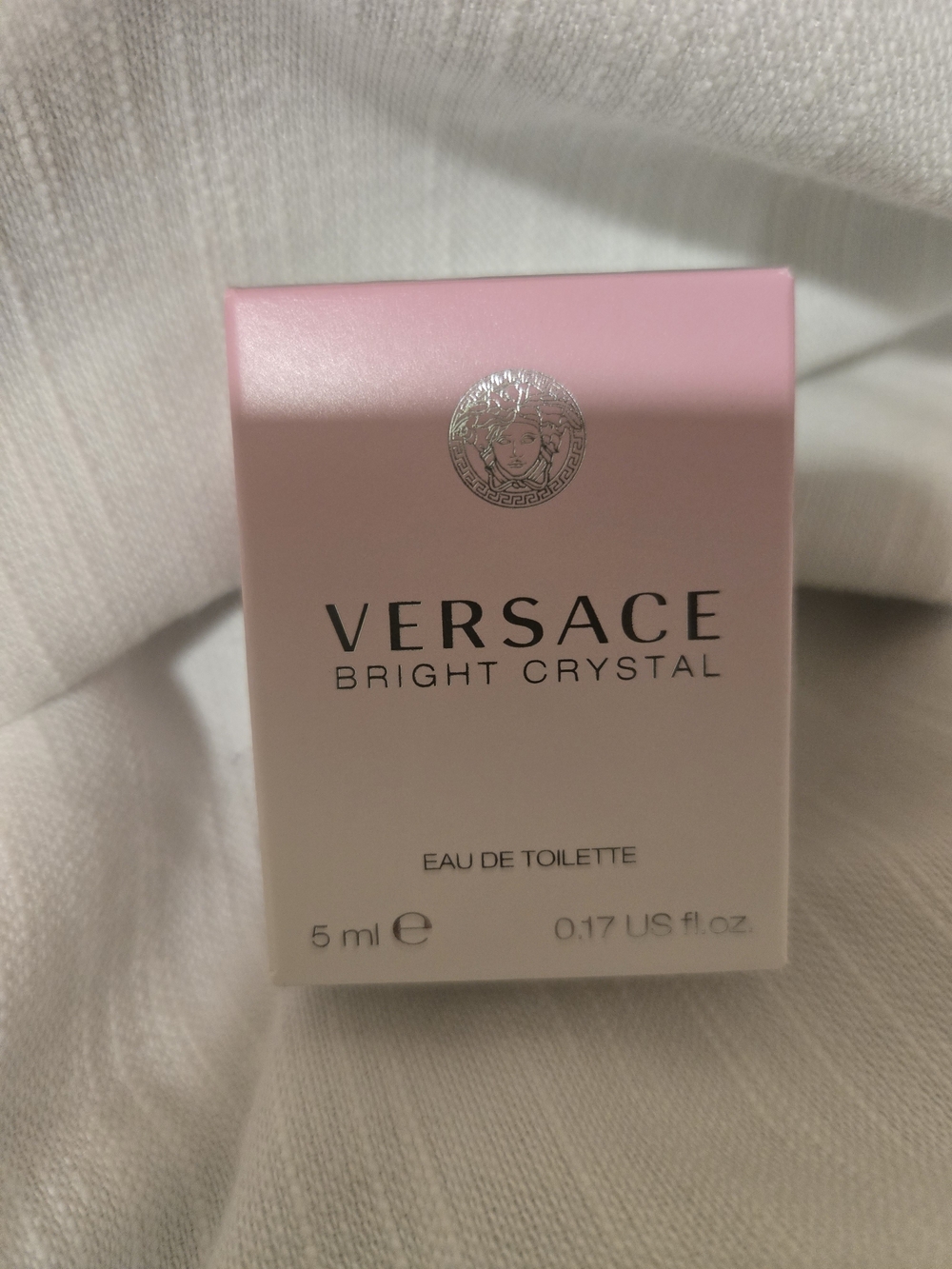 Versace Bright Crystal Pink-to-Cream Gradient Box